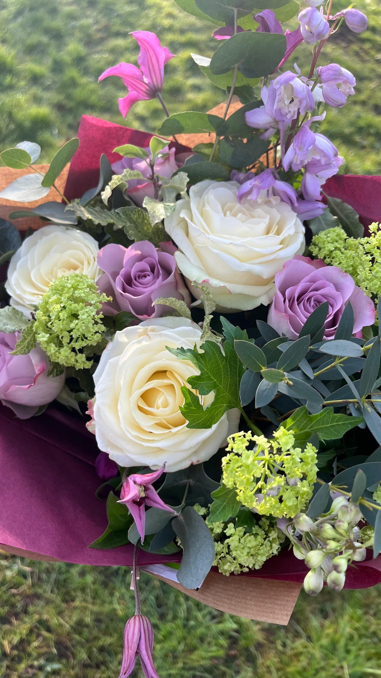 Soft Lilac Hand Tied Bouquet