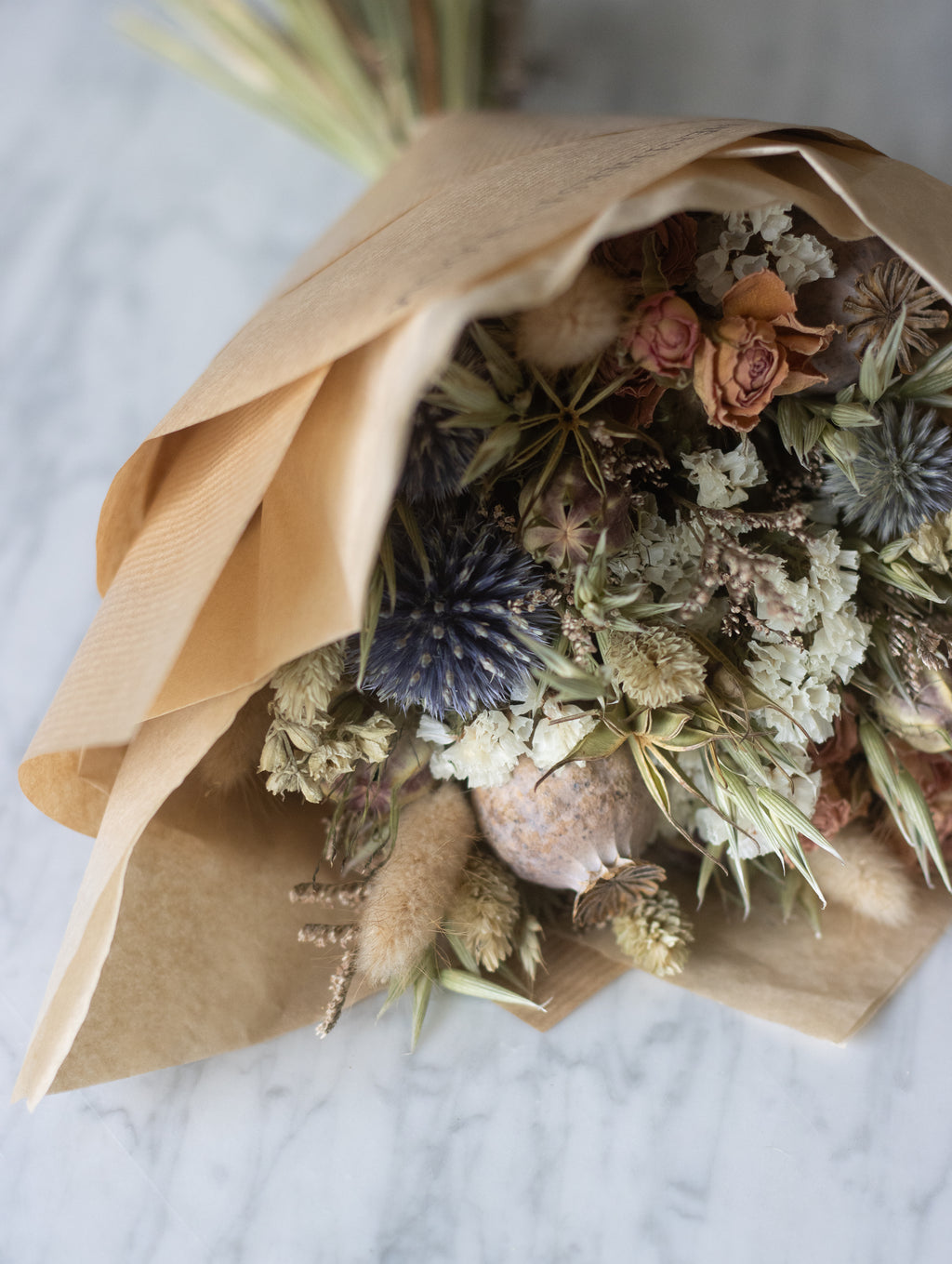 Pastel Dried Flower Bouquet