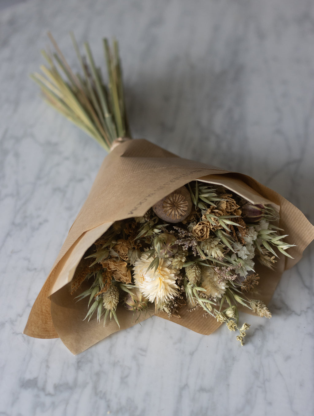Pastel Dried Flower Bouquet