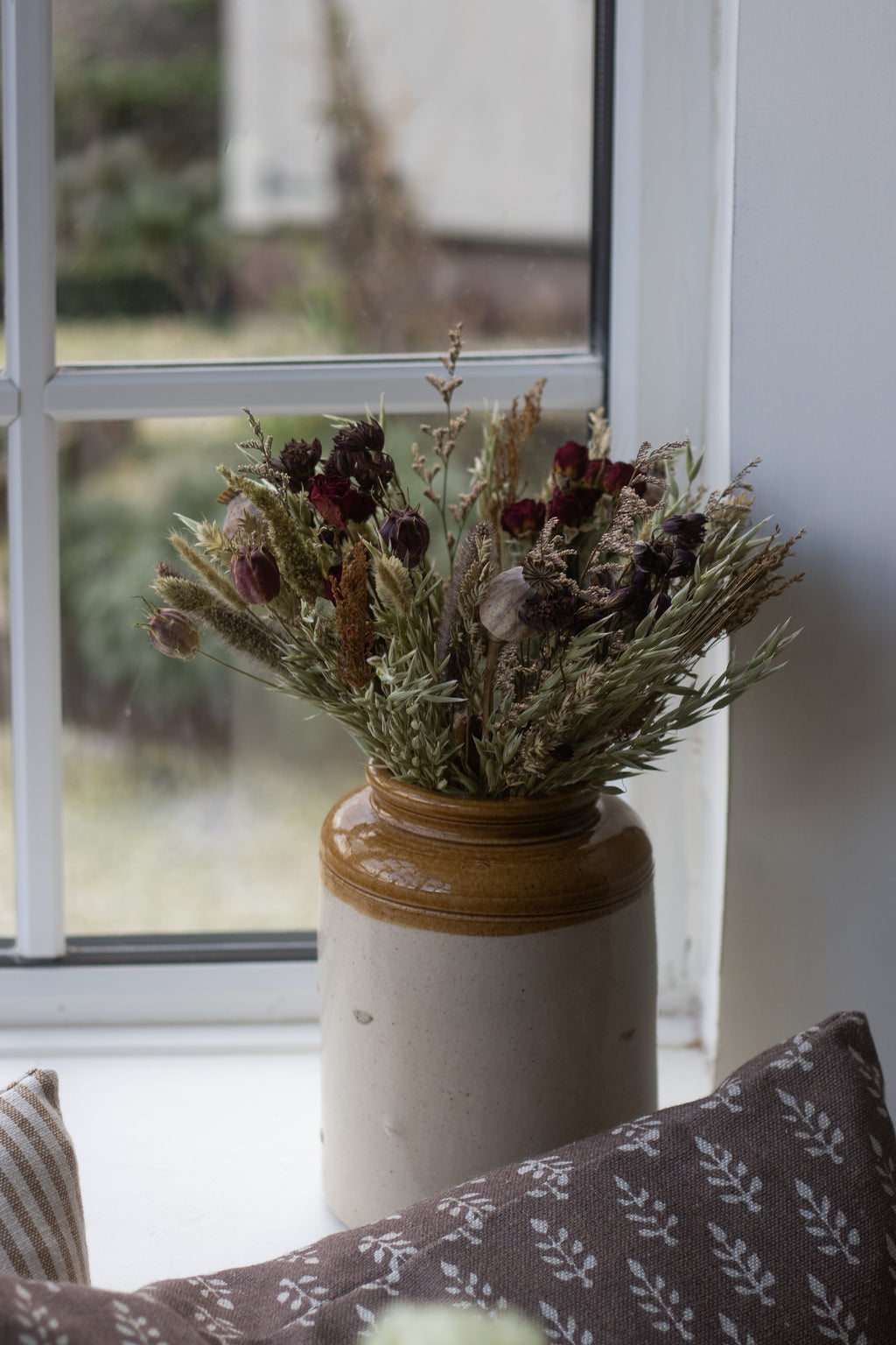 Burgandy Dried Flower Bouquet
