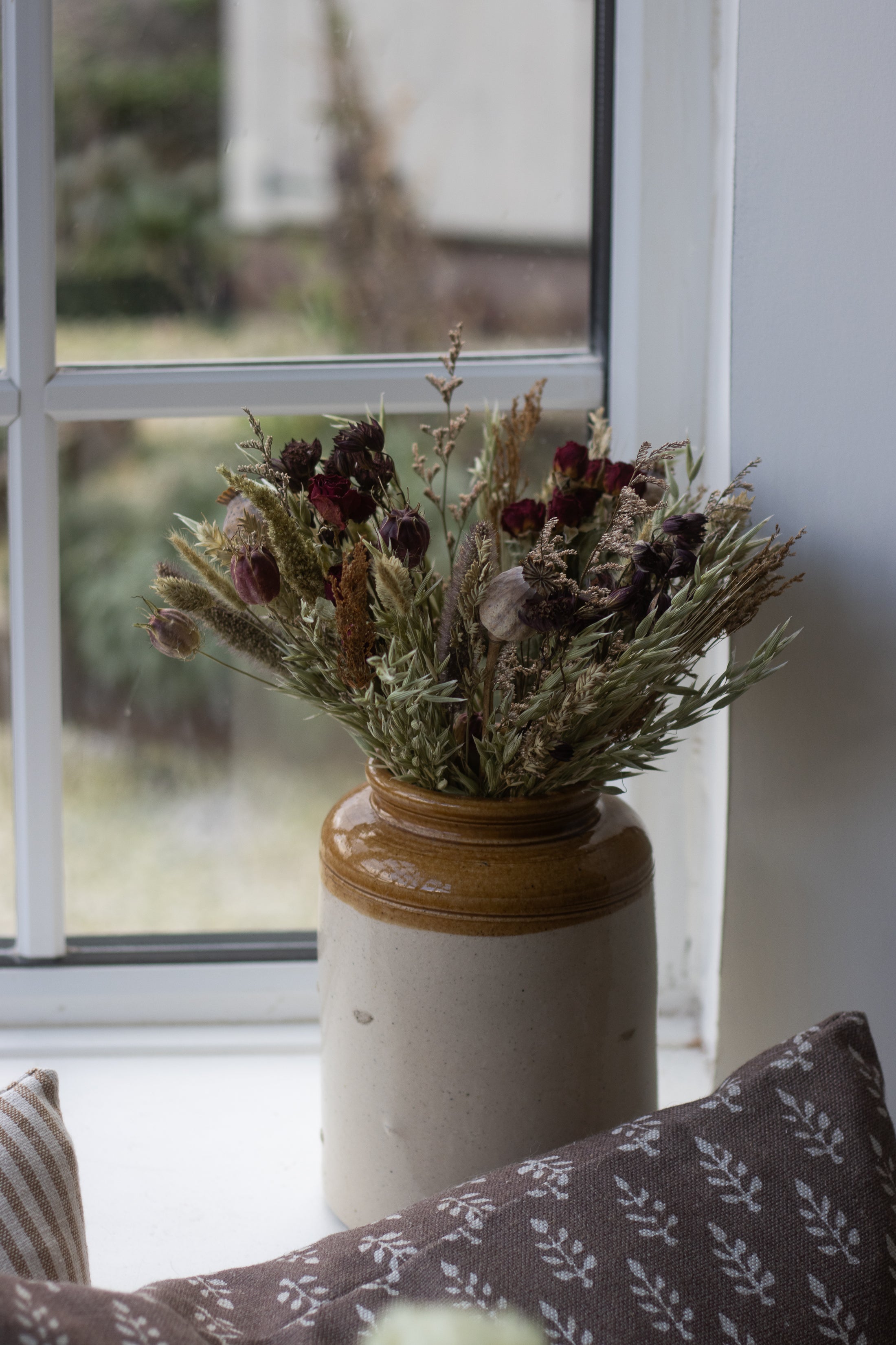 Burgandy Dried Flower Bouquet