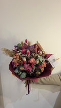 Pink Dried Flower Hand Tied Bouquet