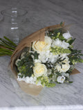 Elegant White & Green Seasonal Bouquet
